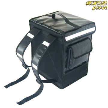 【分層保溫】外賣箱 送餐箱 保溫箱 冷藏箱 配送箱 保溫包 42升大容量 雙肩背設計 厚摺疊便攜 商超外賣專用