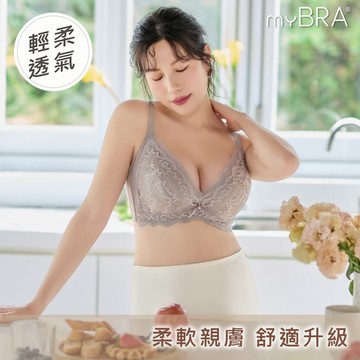 myBRAQQ美波-輕柔款 | 機能J型軟鋼圈內衣