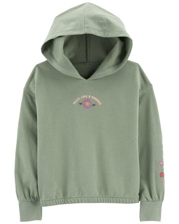 Kid Floral Jersey Hoodie