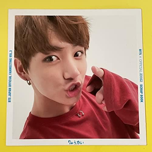 BTS 防弾少年団 ジョングク JUNGKOOK 君に届く スクラップブック フォト JAPAN OFFICIAL FANMEETING Vol.3 ペンミ 公式 フォトカード