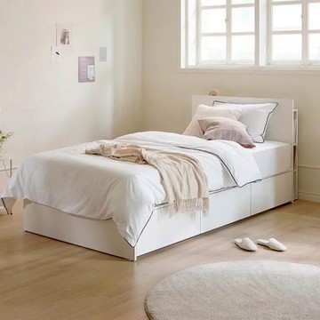 【iloom 怡倫家居】Vantt 單人加大收納床架2色 床架 單人床 單人床架 單人加大