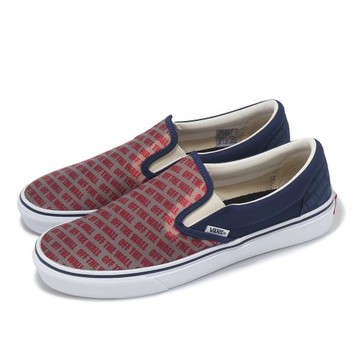 Vans 休閒鞋 V98CF N. CLR Slip On 男鞋 藍 紅 日本線 懶人鞋 6366980002