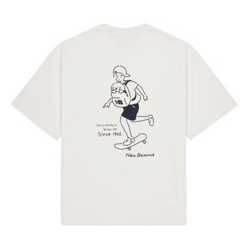 New Balance Skate Print Graphic T-shirt 'White'