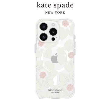 kate spade iPhone 16 系列 MagSafe 精品手機殼 經典蜀葵 - IPHONE16PLUS