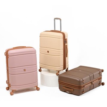 英國it拉桿箱PC外貿原單尾貨女托運擴容超輕防刮萬向輪USB行李箱