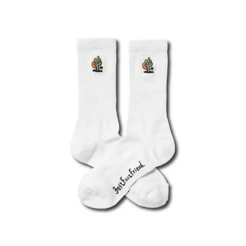 BFF CA Cactus Sock White 仙人掌 白色 中筒襪 襪子 BFF-17 [台灣現貨]