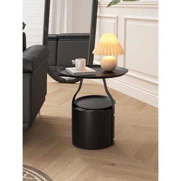 邊幾客廳家用小茶幾創意鐵藝小圓桌沙發旁邊桌小型床頭柜置物架