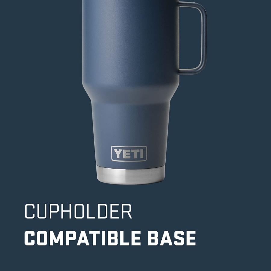 YETI Rambler 30 oz Travel Mug, Stainless Steel, Vacuum Insulated 並行輸入品
