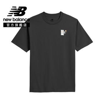 [New Balance]NBBOY籃球店短T_男性_黑色_MT6100NNBK