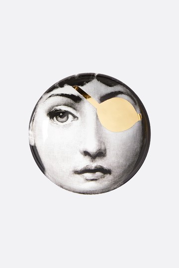 FORNASETTI Tema e Variazioni N° 8 porcelain round ashtray Unisex