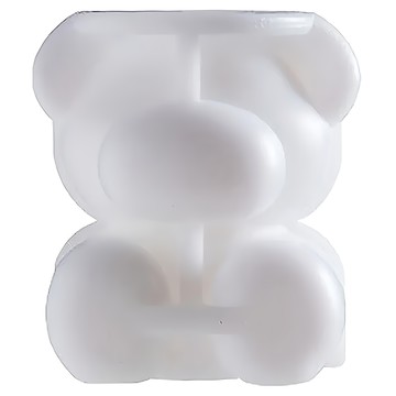 矽膠3D小熊造型冰塊模具/冰磚 100g  大號  1個  單一顏色