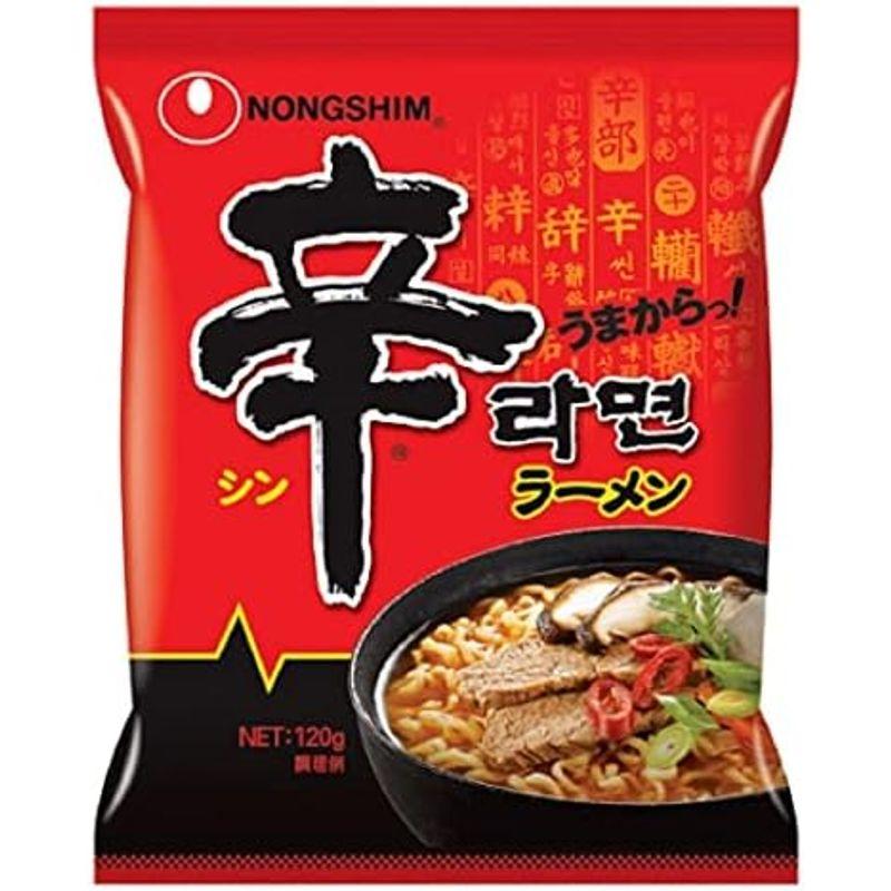 韓国 ラーメン 人気 NO.1 農心 辛ラーメン 韓国食品 即席麺 韓国ラーメン 韓国食品 5食 (x 1)