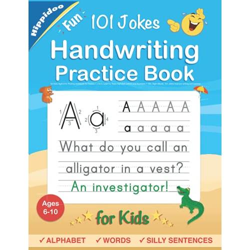 Handwriting Practice Book for Kids Ages 6ー8: Printing workbook for Grades