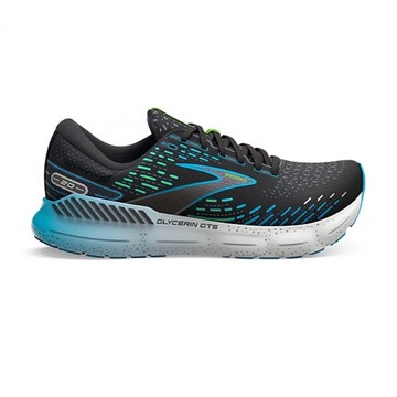 Brooks Glycerin Gts 20 男 慢跑鞋 運動 避震 緩衝 甘油系列 黑 藍 [1103831D006]