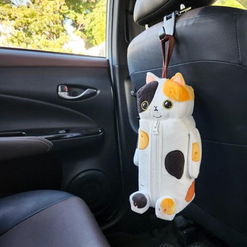 動物造型 車用衛生紙套- 掛式好抽取  鄰居的三花  8種造型