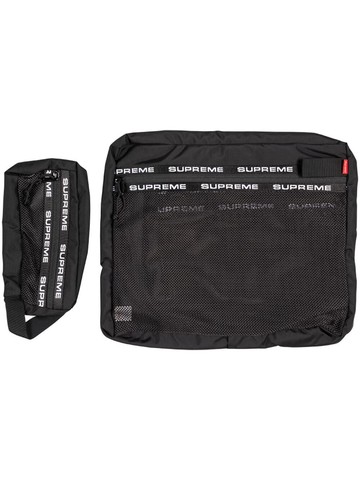 Supreme - Organizer "Black" pouch set - unisex - Recycled Nylon - One Size
