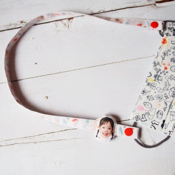 寶貝照片訂製造型口罩繩 女孩系 開學禮