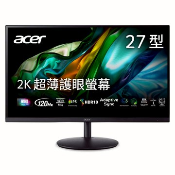Acer｜SH272U G0 27吋護眼螢幕