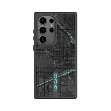 Galaxy S24 Ultra SolidSuit 黑 - JOCR - Chicago (Black Logo)