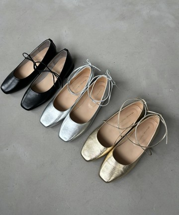 交叉繫帶芭蕾舞鞋(41390)