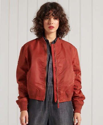 Superdry Women s MA1 Bomber Jacket Red Size 10 Superdry