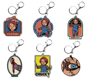 鬼娃恰吉系列 刺繡鑰匙圈 恰吉款 盲盒套組 (6入)