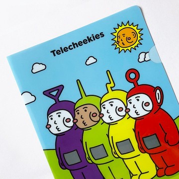 cheeky cheeky 厚面子 惡搞 厚面寶寶 得得B A4 膠Folder 膠文件