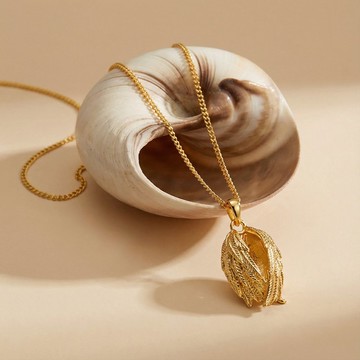 天使守護吊墜女士項鍊 18K鍍金 獻給摯愛/閨蜜的獨特禮物