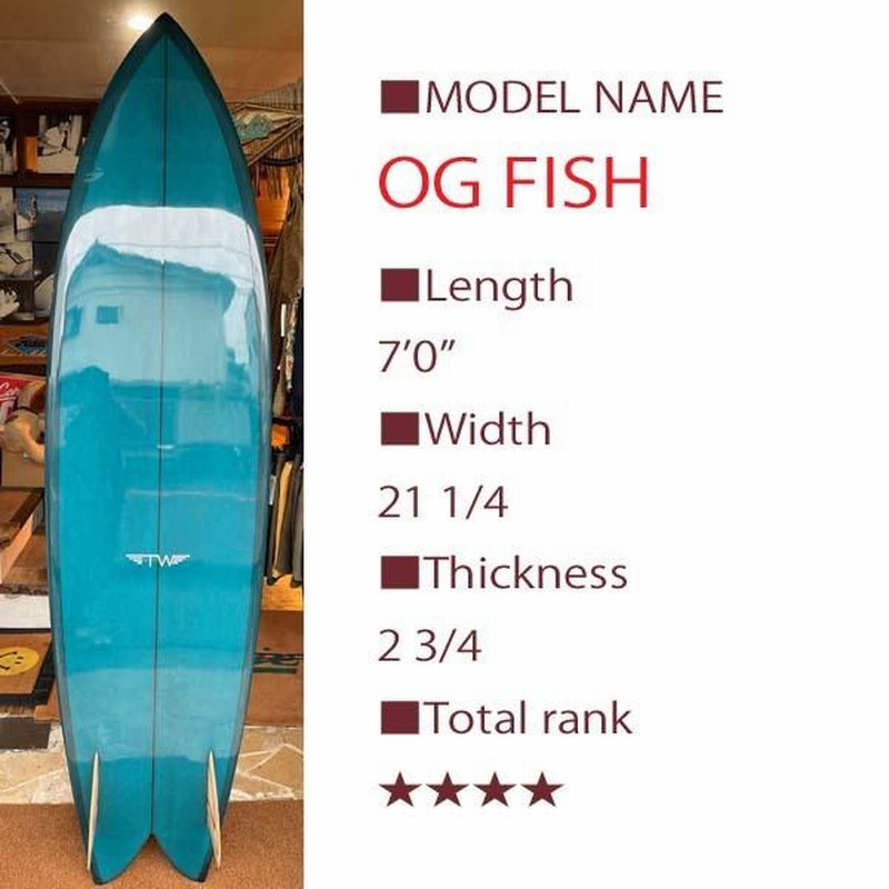 Tyler Warren Shapes BIG OG FISH 7'0