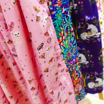 【接單訂製】Kind spirit skull Happy skirt pink Free size日本