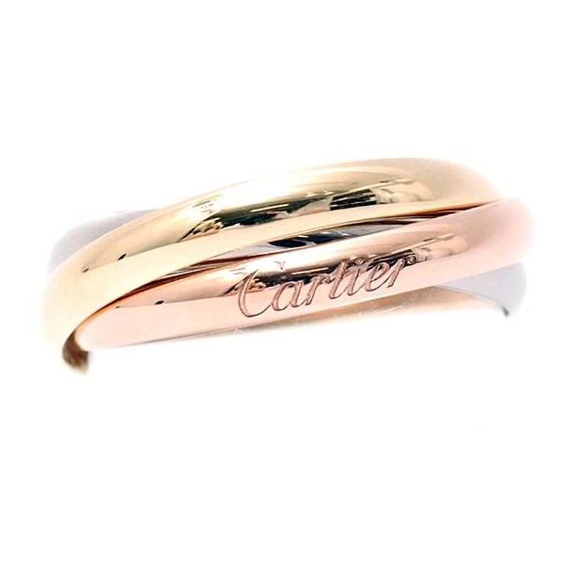 カルティエ Cartier スリーカラー トリニティ リング 750 YG WG PG 5.9ｇ 2.5mm 14号 中古 | LINEブランドカタログ