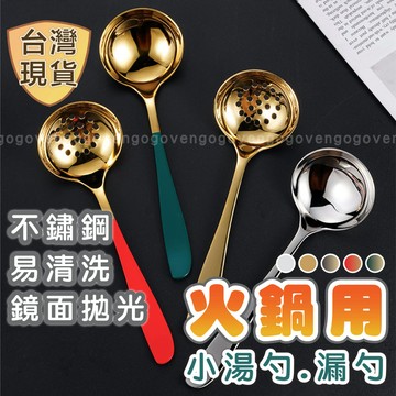 [台灣現貨] 湯勺 漏勺 不鏽鋼湯匙 勺 勺子 不鏽鋼漏勺