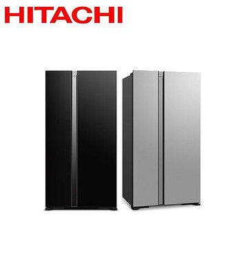 Hitachi 日立 雙門對開595L變頻琉璃冰箱 RS600PTW - 含基本安裝+舊機回收(員購)琉