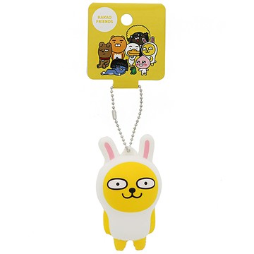 sun star 可按壓造型珠鍊吊飾 紓壓小物 KAKAO FRIENDS系列 MUZI 白