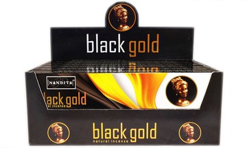 [綺異館]印度香 特級黑金招財香 15g NANDITA BLACK GOLD 售賽巴巴香