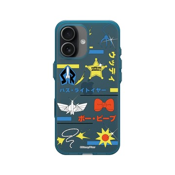 iPhone 17 Clear (相機按鈕) 夜幕藍 - 迪士尼-玩具總動員 Toy Story - 玩具總動員 - 徽章