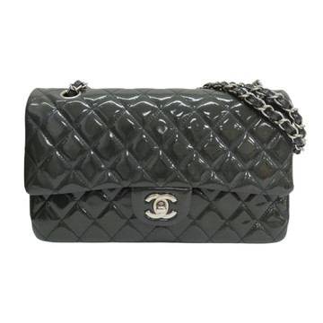 CHANEL 香奈兒 綠色 菱格紋 漆皮 COCO 25 肩背包 無卡 【二手名牌BRAND OFF】