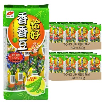 TONG JIH 統記食品 恰好香香豆 原味  330g  30袋