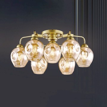 工業風半吸頂六燈 B236-81-23523