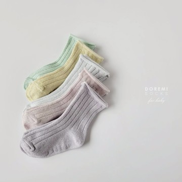 doremi 閃閃粉彩襪子組【現貨+預購】防滑底 寶寶襪子 嬰兒襪子 兒童襪子 女童襪子 韓國童裝