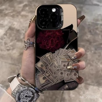 ✨限時下殺✨玫瑰加錢適用蘋果16Promax手機殻iPhone15Pro新款14/13/12/11爆