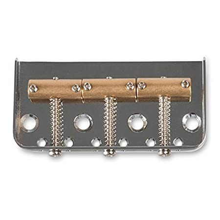 Golden Age Short 3-Saddle Bridge for Telecaster, Chrome