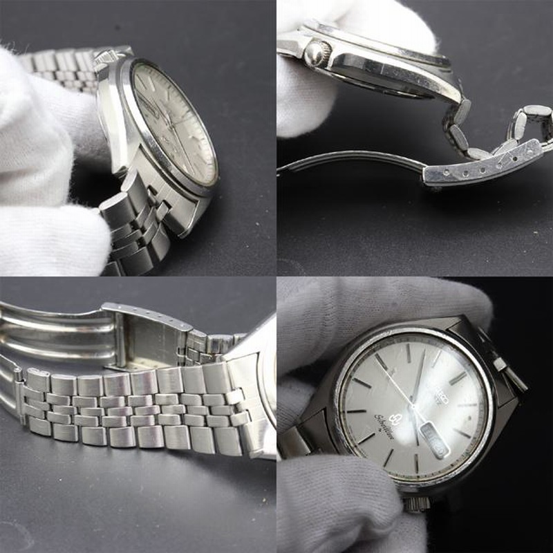 v2769 即決 本物 SEIKO セイコー SILVER WAVE シルバーウェーブ 7546-8010 デイデイト クォーツ メンズ 腕時計 男性用  | LINEショッピング