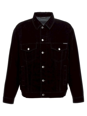 Dolce & Gabbana Velvet Shirt Jacket