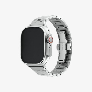 Apple Watch 鈦錶帶 VIPEX Hour Links 恆星銀 - 香港設計