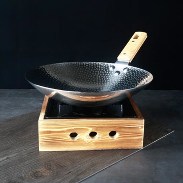 新式干鍋爐錘印不銹鋼干鍋鍋具酒精爐單木柄小火鍋仔商用特色餐具