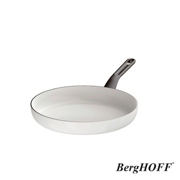 【BergHOFF貝高福】Glints陶瓷塗層不沾鍋系列_單柄平底鍋_32cm_晶曜白\t