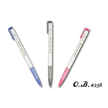 【阿翔小舖】『王華』OB#238按壓中性筆 0.38mm 25支 紅 藍 黑