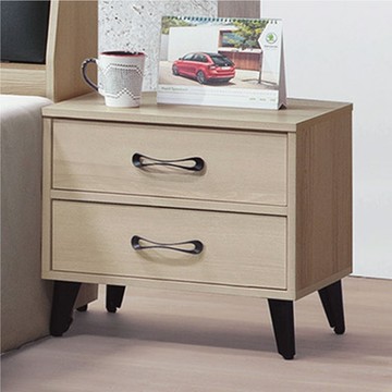 【文創集】南塔拉1.8尺二抽床頭櫃-53x40x46cm免組