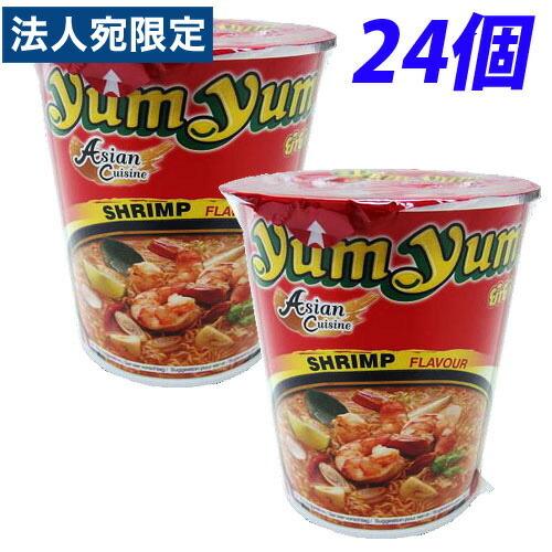 YumYum カップラーメン トムヤムシュリンプ味 70g×24個